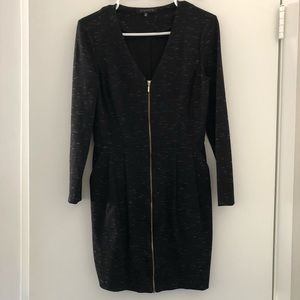 Black long sleeve dynamite dress
